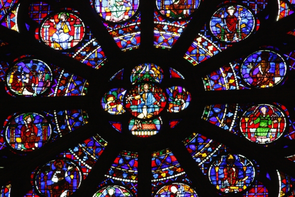 Witrae Katedra Notre Dame Pary by batigolix
