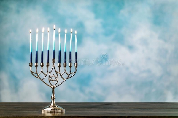 silver menorah jewish holiday hanukkah burning glowing eight candles silver menorah jewish holiday 2